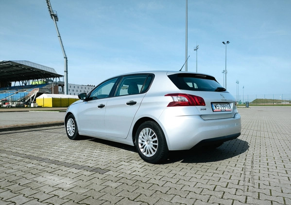 Peugeot 308 cena 29700 przebieg: 265785, rok produkcji 2014 z Siedlce małe 67
